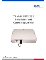 EMS TAM-242 Installation And Operating Manual preview