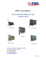 Preview for 1 page of EMS XtremeRGB-Ex1 User Manual