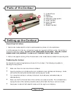 Preview for 7 page of Emseal Centaur Assembly & Operators Manual