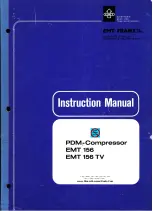 EMT-FRANZ 156 Instruction Manual preview