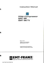 Предварительный просмотр 2 страницы EMT-FRANZ 156 Instruction Manual