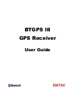 Preview for 1 page of EMTAC BTGPS III User Manual