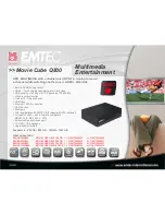 Preview for 1 page of Emtec Movie Cube Q800 Brochure & Specs