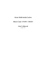 Emtec V800H Movie Cube User Manual preview