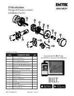 Emtek CF Mechanism Installation Manual preview