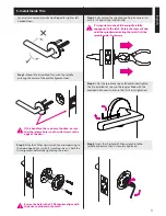 Предварительный просмотр 3 страницы Emtek CF Mechanism Installation Manual