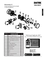 Предварительный просмотр 5 страницы Emtek CF Mechanism Installation Manual