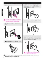 Предварительный просмотр 8 страницы Emtek CF Mechanism Installation Manual