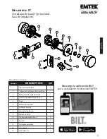 Предварительный просмотр 9 страницы Emtek CF Mechanism Installation Manual