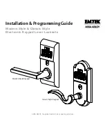 Предварительный просмотр 1 страницы Emtek Classic Style Installation & Programming Manual