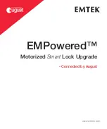 Emtek EMpowered Smart Lock Manual предпросмотр