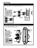 Preview for 4 page of Emtek Keypad Deadbolt Locksets Installation & Programming Manual