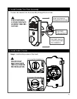 Preview for 5 page of Emtek Keypad Deadbolt Locksets Installation & Programming Manual