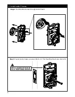 Preview for 6 page of Emtek Keypad Deadbolt Locksets Installation & Programming Manual