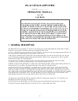 Preview for 5 page of Emtron DX-1d Operating Manual