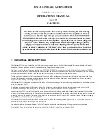 Preview for 5 page of Emtron DX-3 Operating Manual