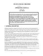 Предварительный просмотр 5 страницы Emtron DX-3SP Operating Manual