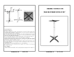 Preview for 1 page of EMU MAX BAR 1356 Aassembly Instructions