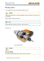 Предварительный просмотр 3 страницы EMUGE Speedsynchro Mini Operating Instruction