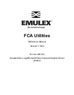 Emulex elmxdrv Reference Manual preview