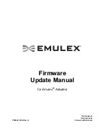 Предварительный просмотр 1 страницы Emulex Firmware Update