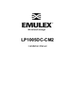 Emulex LP1005DC-CM2 Installation Manual предпросмотр