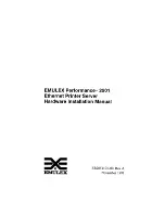 Предварительный просмотр 1 страницы Emulex Performance 2501 Hardware Installation Manual