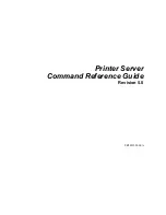 Предварительный просмотр 1 страницы Emulex Printer Server Command Reference Manual