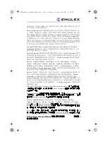 Preview for 5 page of Emulex PT1016 Quick Start Manual And User Manual