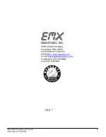 Preview for 8 page of EMX Industries, Inc. BG-FE Operating Instructions Manual