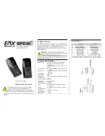 EMX Industries, Inc. BPE-50 Operating Instructions preview