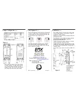 Preview for 2 page of EMX Industries, Inc. BPE-50 Operating Instructions