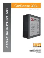 EMX Industries, Inc. CS303-L Operating Instructions Manual preview