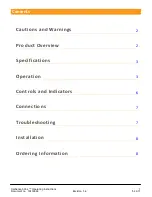 Preview for 2 page of EMX Industries, Inc. CS303-L Operating Instructions Manual