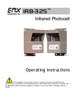 EMX Industries, Inc. IRB-325 Operating Instructions Manual preview