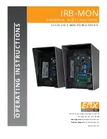 EMX Industries, Inc. IRB-MON Operating Instructions Manual preview