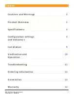 Preview for 2 page of EMX Industries, Inc. IRB-MON Operating Instructions Manual