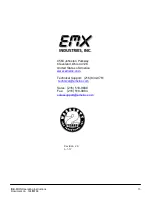 Preview for 14 page of EMX Industries, Inc. IRB-MON Operating Instructions Manual