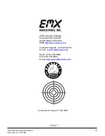 Предварительный просмотр 12 страницы EMX Industries UVX-300P Operating Instructions Manual