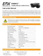 EMX HAWK 2 Instruction Manual предпросмотр