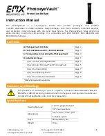 EMX PhotoeyeVault Instruction Manual preview