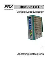 EMX Ultra V-2 DTEK Operating Instructions Manual предпросмотр