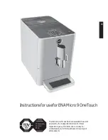 Предварительный просмотр 1 страницы ENA Micro 9 One Touch Instructions For Use Manual