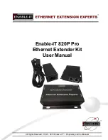 Предварительный просмотр 1 страницы Enable-IT 820P Pro User Manual