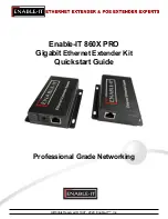 Предварительный просмотр 1 страницы Enable-IT 860X PRO Quick Start Manual