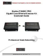 Preview for 1 page of Enable-IT 860XC PRO Quick Start Manual