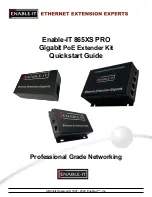 Предварительный просмотр 1 страницы Enable-IT 865XS PRO Quick Start Manual