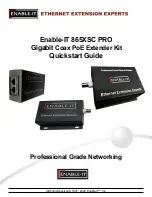 Preview for 1 page of Enable-IT 865XSC PRO Quick Start Manual