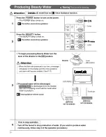 Preview for 22 page of Enagic LevelLuk DXII Operation Manual