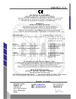 Предварительный просмотр 56 страницы ENAR AFE 1000MP Instruction Manual